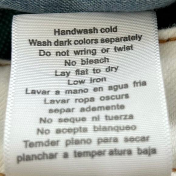 Judy Blue Women Cropped Bootcut Denim Jeans Cream Quiet Luxury Preppy Size 31 - Picture 6 of 6